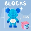 Internet celebrity best-selling standing sky blue violent bear