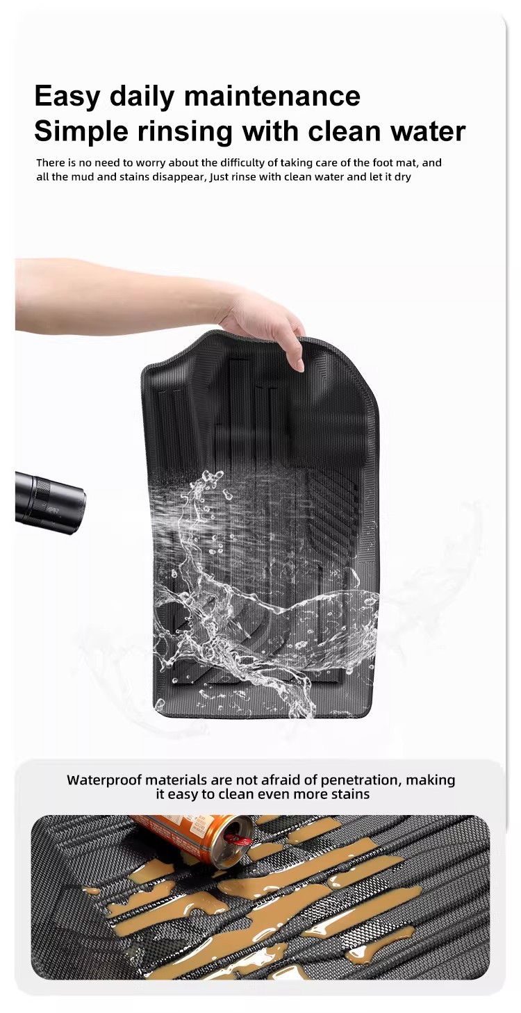 Suitable for 19-25 Models of Ford Ranger, Tpe Rear Bed Mats for Left and Right-Hand Drive Vehicles, Overseas