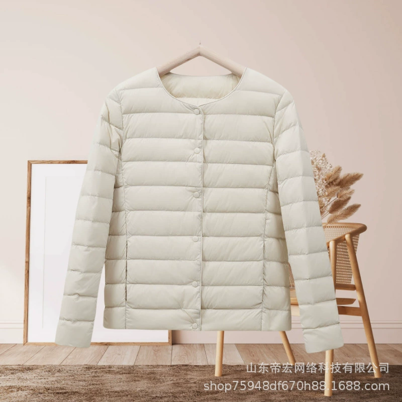 Осенние и зимние короткие пальто, легкие хлопковые куртки, повседневная теплая хлопковая одежда, одежда для мам, куртки с хлопковым наполнителем, новые модели для людей среднего и старшего возраста.