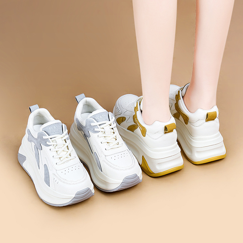 小个子增高复古老爹鞋女2025秋季新款厚底百搭休闲运动女鞋|undefined