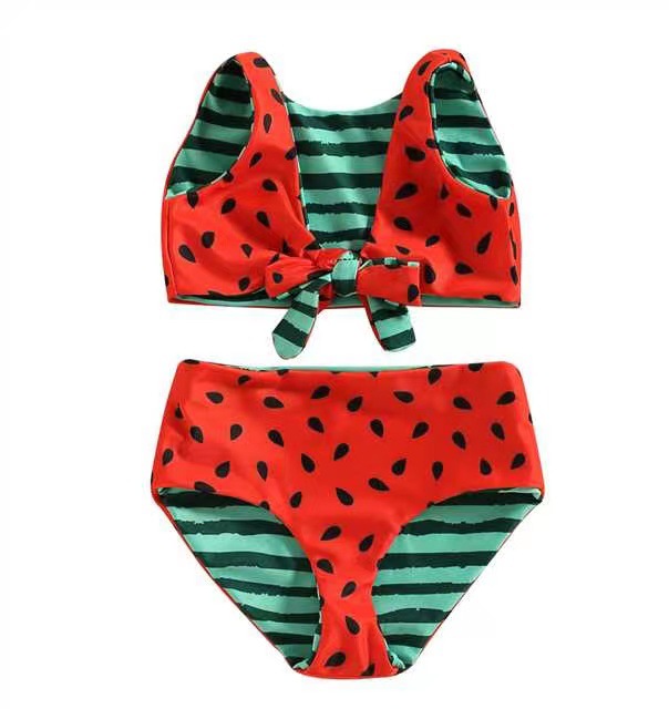 Muchachas Sol Sandía Traje De Baño Para Niños display picture 4