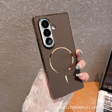 适用三星FOLD7/6/5折叠屏凯夫接磁吸手机壳zflip7商务保护壳flip6