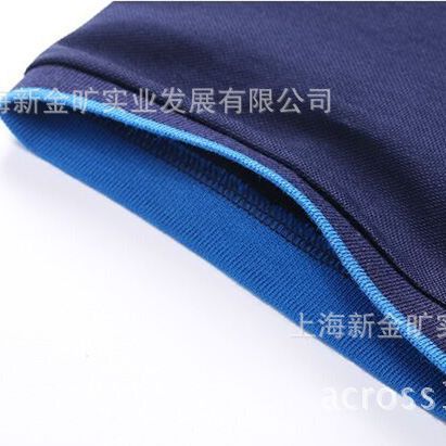 厂家供应针织面料罗纹领夏季T恤领 袖口罗纹横机领色织提花罗纹布