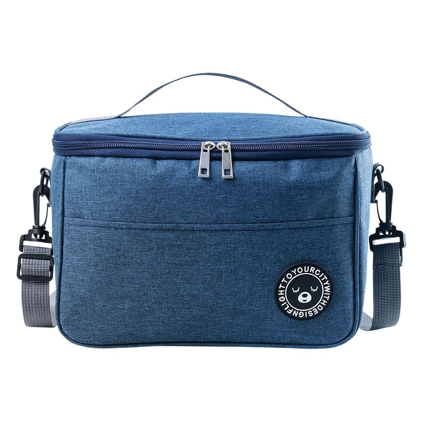 Portable Lunch Box Bag with Rice, Thickeneded Lunch Box, Insulated Meal Bag, Oxford Cloth Lunch Bag, Lunch Bag for Office Workers