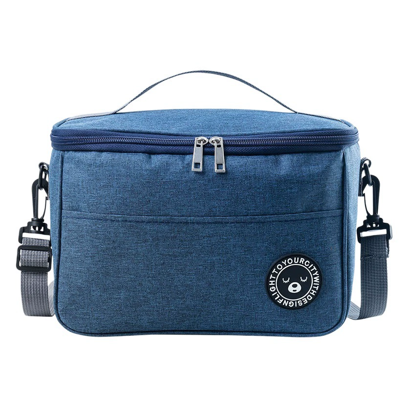 Портативная сумка для обеда с рисом, утолщенная коробка для завтрака, изолированная сумка для еды, сумка для обеда из ткани Оксфорд, сумка для обеда для офисных работников