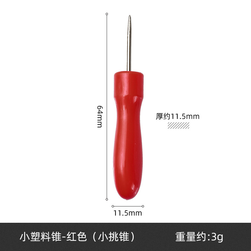 Nuevas herramientas de costura de cuero forma de calabaza mango de madera puncher herramientas hechas a mano en stock al por mayor