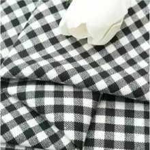 2025新款精纺羊毛30W黑白格子面料西装面料微弹梭织裙装箱包现货