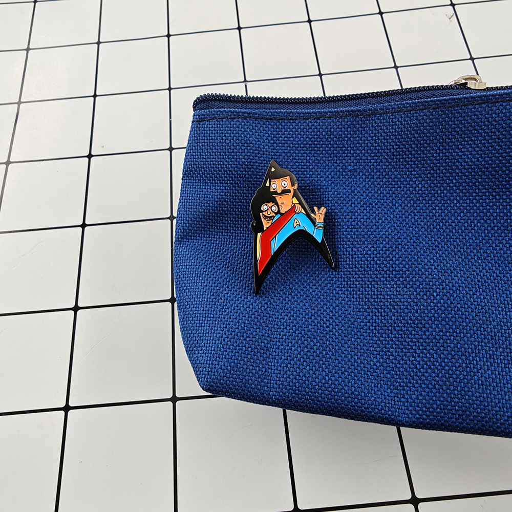 BobTina Star Trek Mix-and-Match Brooch Vulcan Gesture Enamel Badge Anime Merchandise Backpack Pin