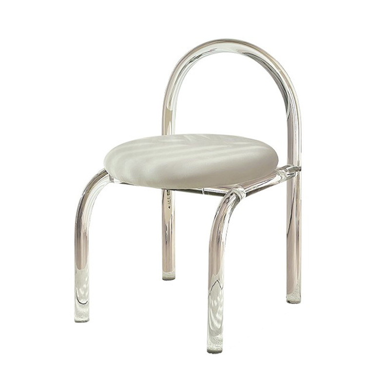 设计师网红椅子透明亚克力椅子休闲水晶餐椅北欧梳妆凳简约化妆凳