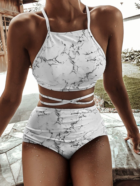 White stones