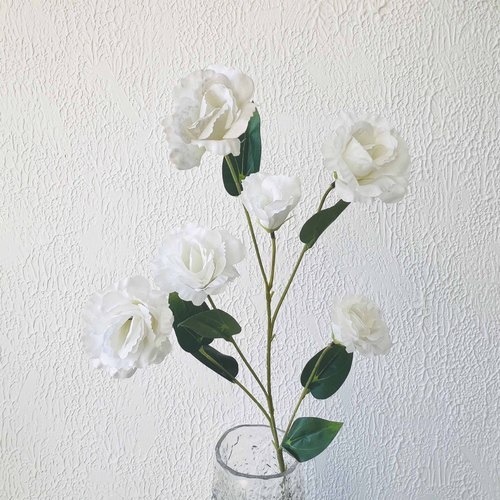 6 lisianthus artificial flowers wedding arrangement fake flowers home soft decoration lisianthus flower wedding photography flower arrangement decorative flower