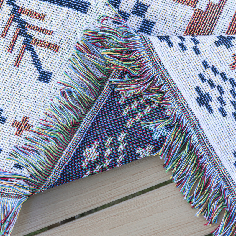 野餐垫防潮垫加厚波西米亚地垫帐篷户外露营毯子野餐垫blanket|undefined