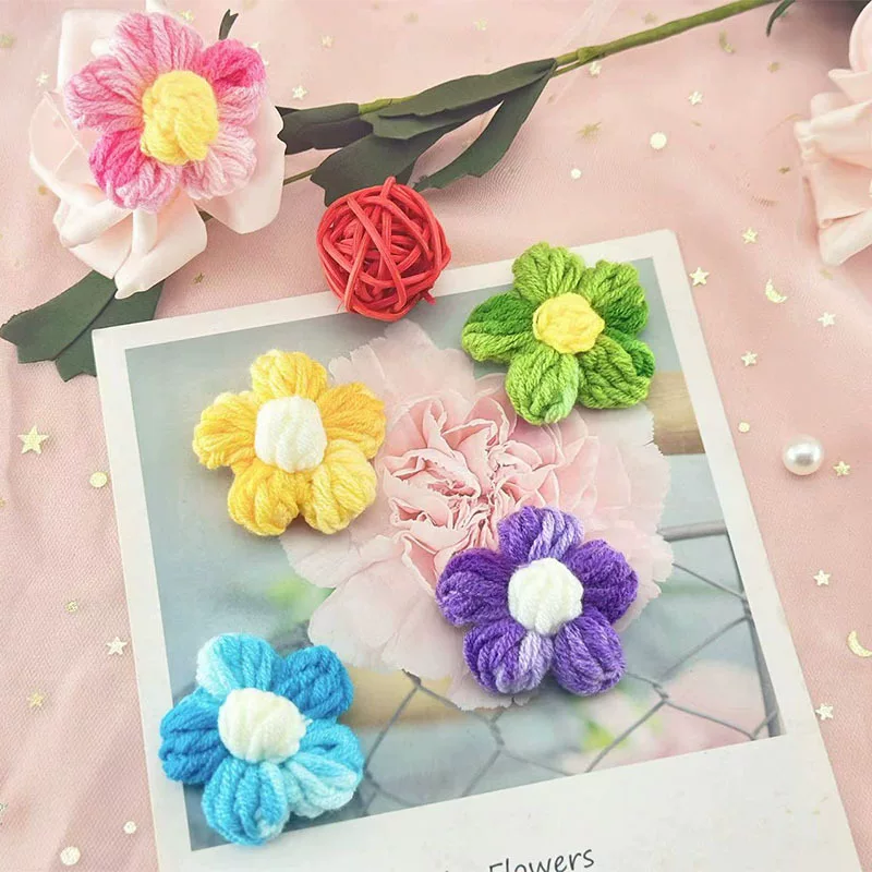 Плетёная hair accessory, сумка, декорации, градиент, цветочная, handmade