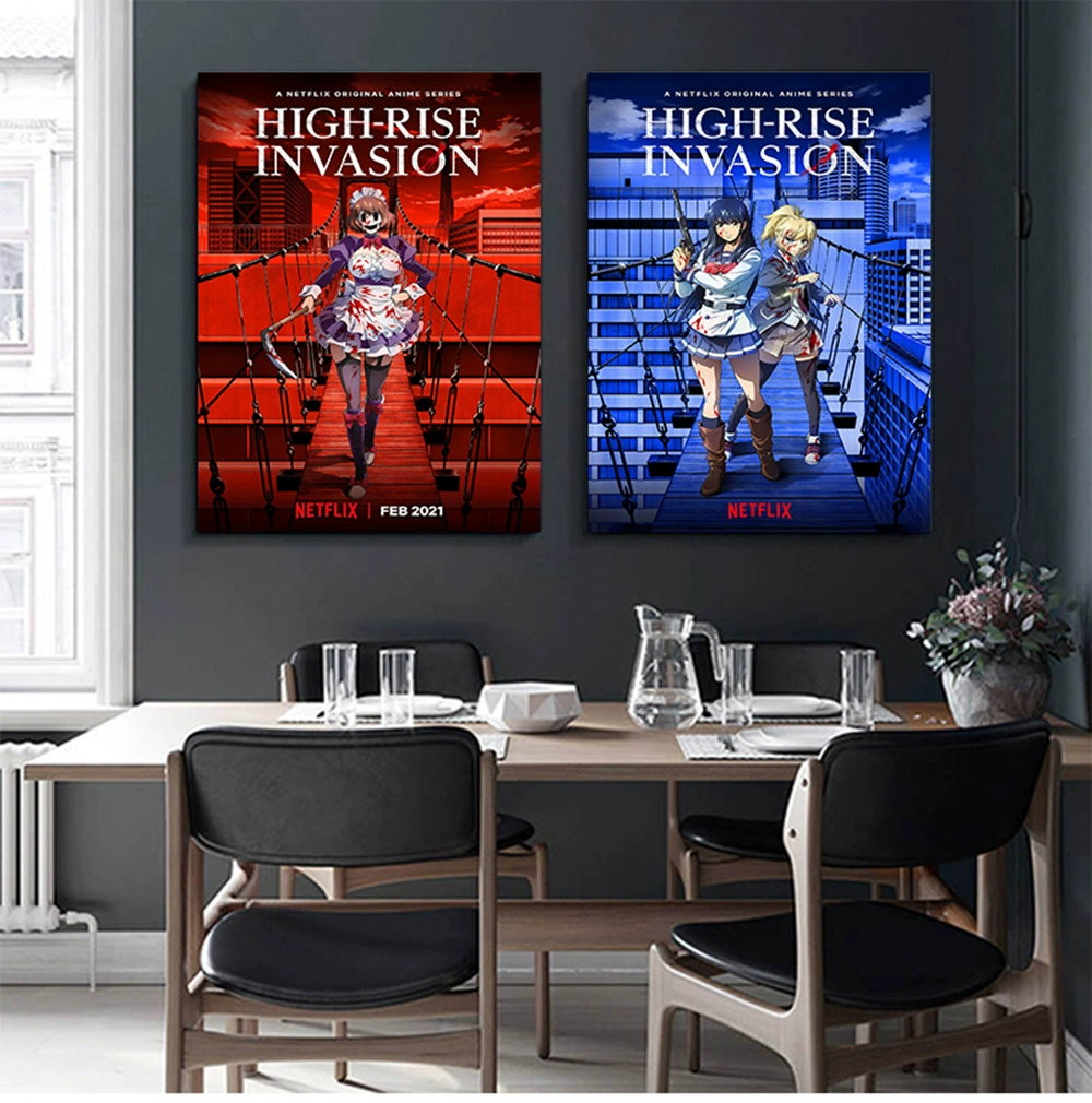 Скоростная распродажа Cross -граница Poster Flower Paper Paper Paper Японская анимация Стена ткань Небо Небо Анти -Софа Фоновая роспись