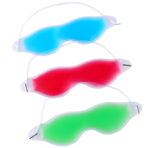 Amazon pvc cooling sleep blackout ice crystal eye mask summer cooling hot and cold compress gel ice eye mask wholesale
