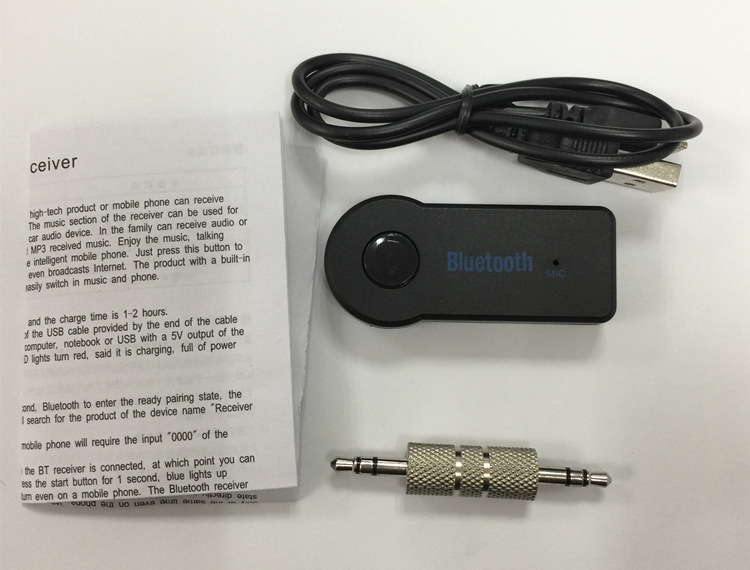 Bluetooth Receiver 3.5mm Wireless Car Bluetooth Adapter Aux Car Bluetooth Audio Receiver Converter