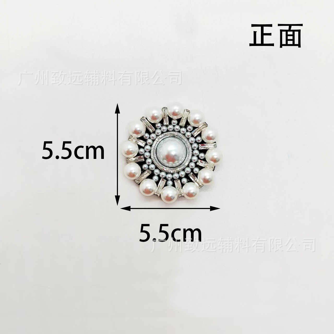 Venta directa de fábrica de nuevos broches de perlas y diamantes de imitación con forma de flor, parches de tela con cuentas hechos a mano para zapatos, vestidos, bolsos, pantalones y accesorios de calzado. image 1