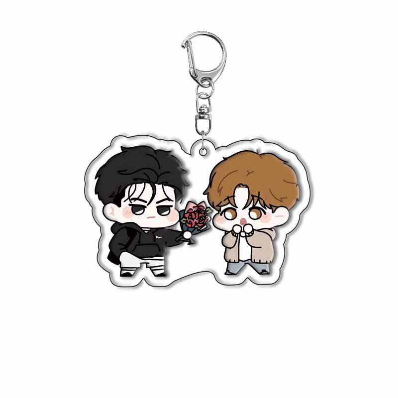 [Scrolls] Curse Han Man Pig Pig Sinicized Acrylic Key Buckle Trade Game Peripheral Cross -border