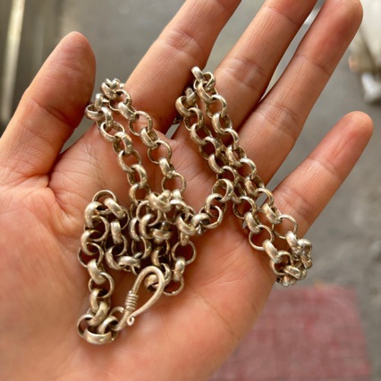 古玩杂项收藏银链子铜链子加粗链条链子