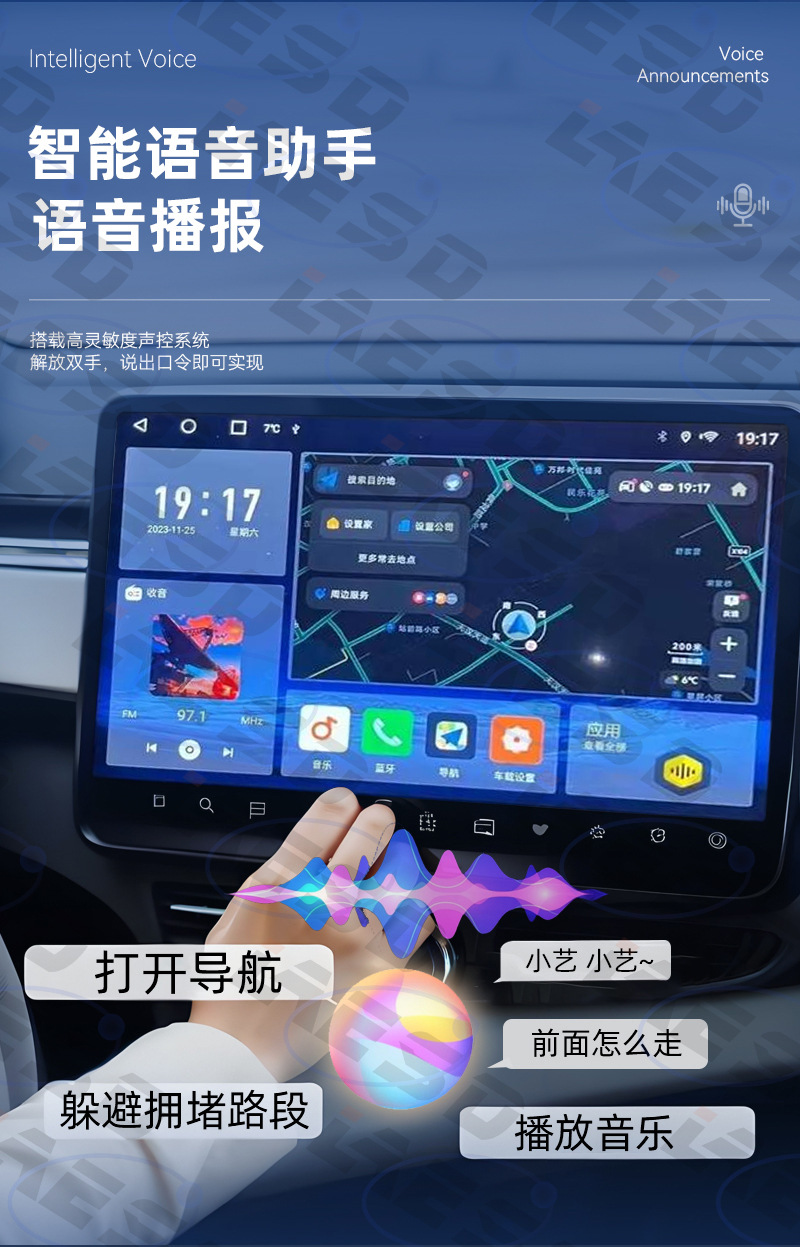 Best-selling original car wired CarPlay to HiCar box, smart car-machine interconnection, wireless Huawei HiCar box