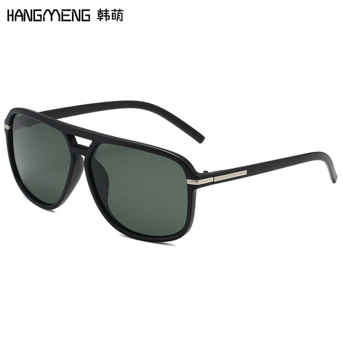 European and American new double-beam polarized sunglasses, sports sunglasses, anti-UV fashion men's and women's retro sunglasses