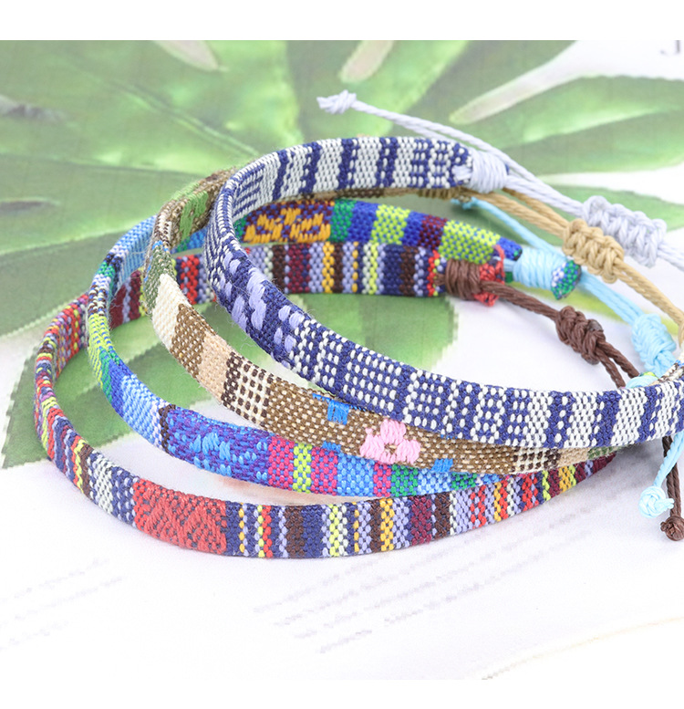 Simple Style Color Block Cloth Knitting Unisex Anklet 1 Piece display picture 8