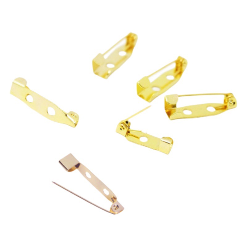 2.5cm Gold Pin Multi-Size Retro Simple Pin DIY Fabric Corsage Clothing Accessories Buckle Pin Low Price Wholesale