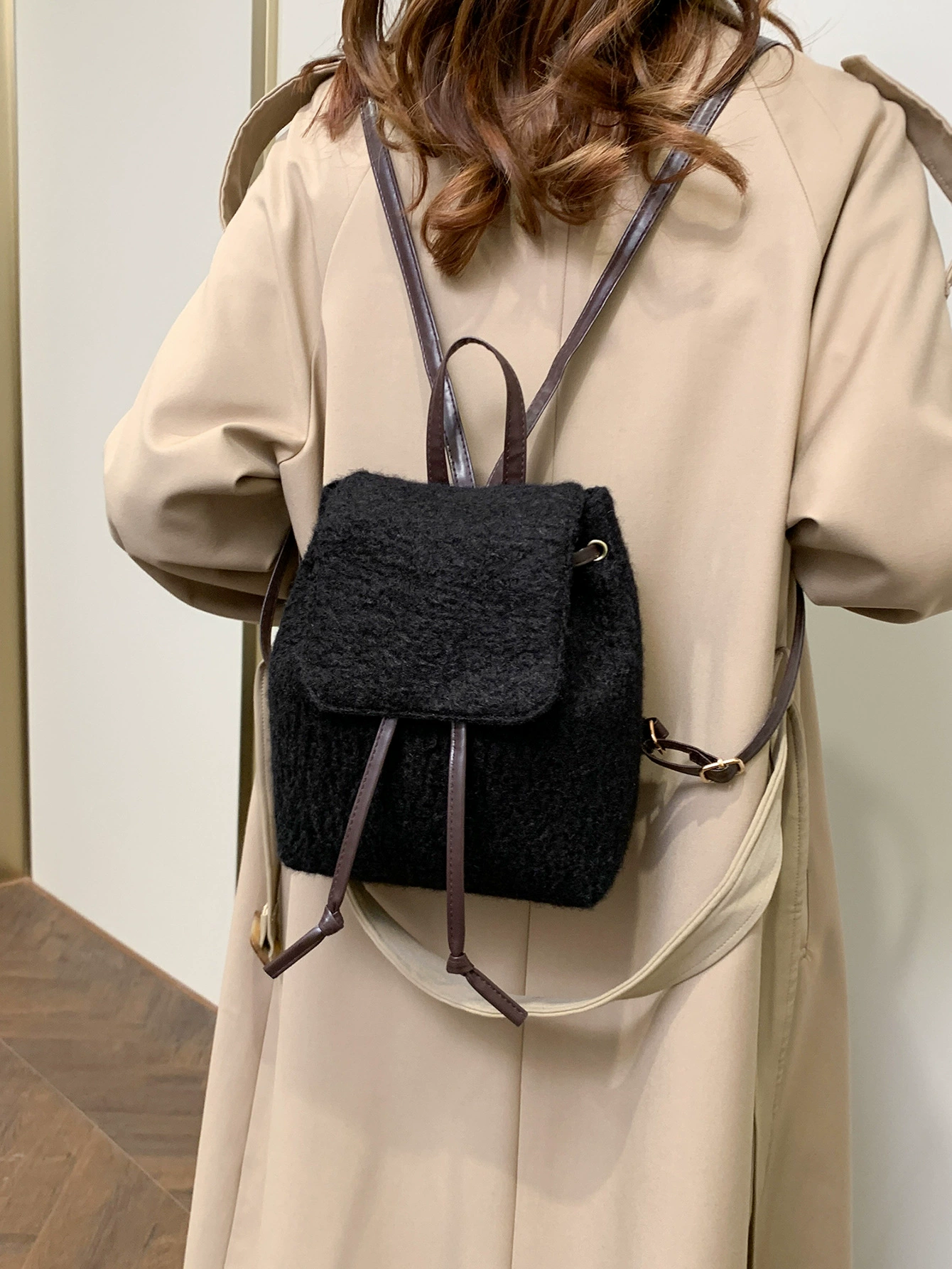 Handheld backpack, small retro universal small bag, (Cross-border trading)
