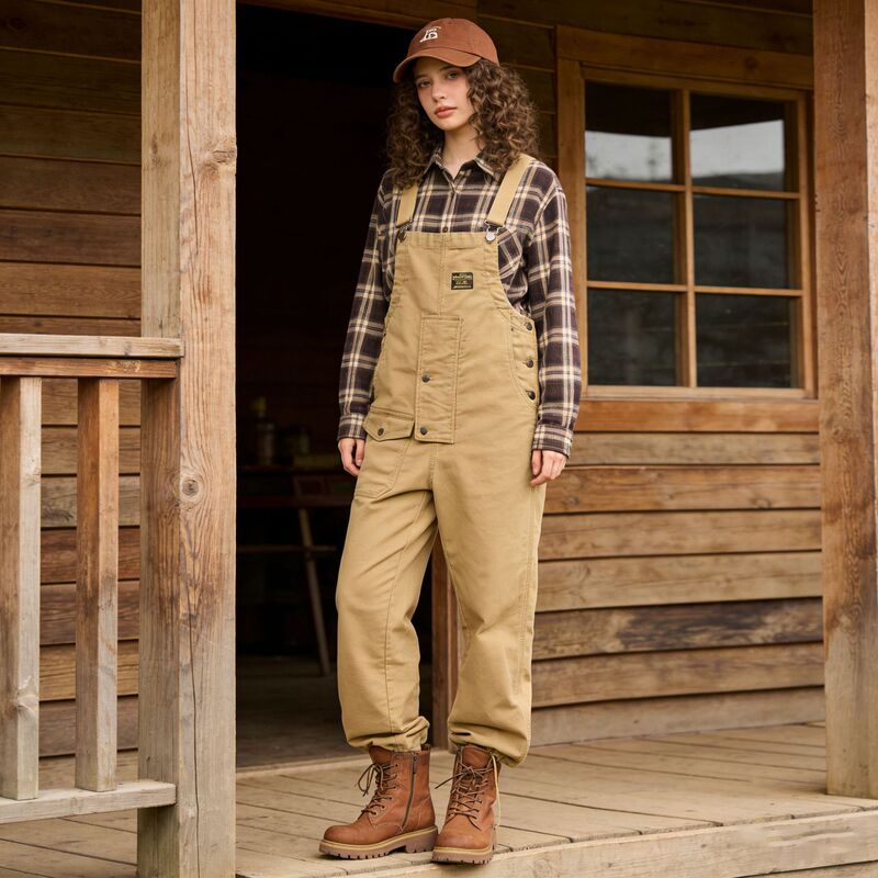 Okonkwo Navy Deck Pants Workwear Overalls Worker Pants Moleskin Couple Ami Khaki Jumpsuit