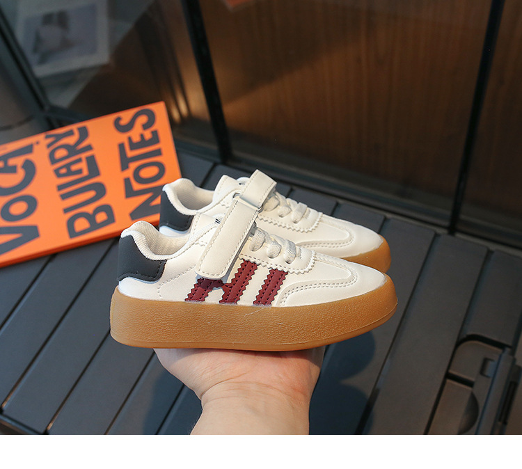 Children's Forrest Gump Shoes 2023 Autumn and Winter New Girls' Waffle Shoes Campus Boys' Moral Training Shoes_voghion.com