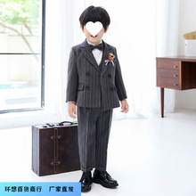 儿童西装套装秋季韩版帅气男童花童婚礼服宝宝周岁生日宴会摄影服