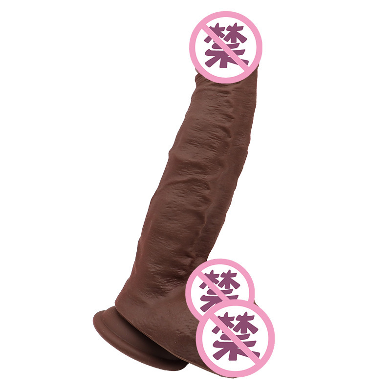 Liquid Silicone Realistic Dildo, Extra-Large Manual Design for Internal and Clitoral Stimulation — detail image 4