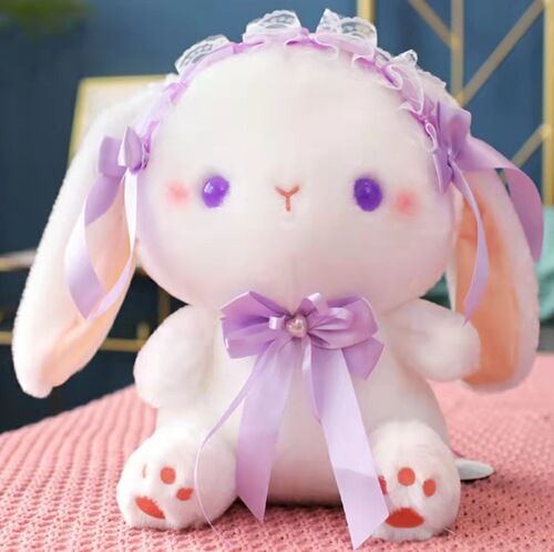 Plush Toy Cute Lolita Rabbit Doll Rag Doll Doll Catching Machine Doll Holiday Gift Event Wholesale