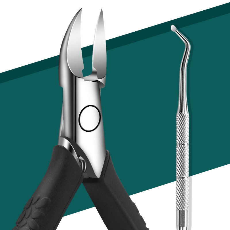 Uña cortadora Kit herramienta de inflamación doméstica Uña zanja boca aguda pinza de uñas pedicura cortadora de uñas biselado
