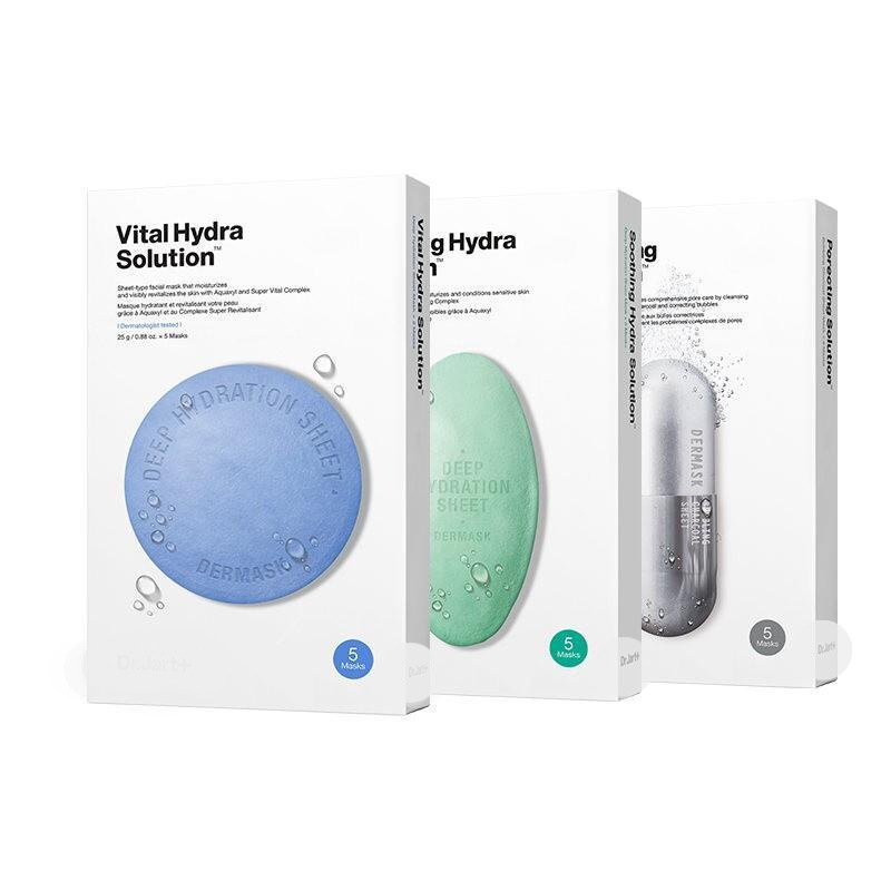 Import moisturizing blue green soothing face mask for skin care
