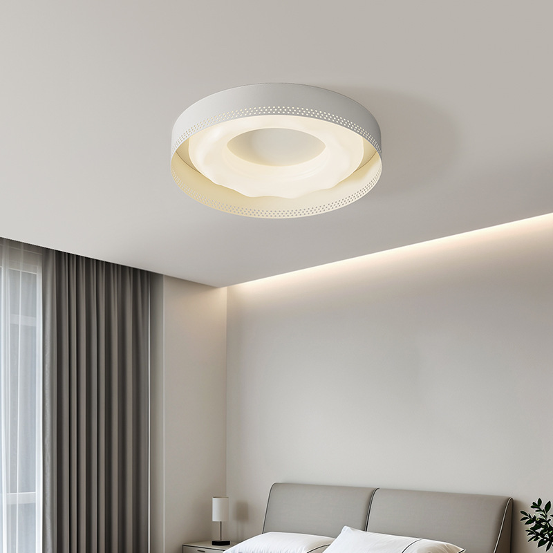 Espectro completo nueva lámpara de techo LED dormitorio redondo rectangular sala de estar moderna atmósfera simple comedor lámpara de estudio