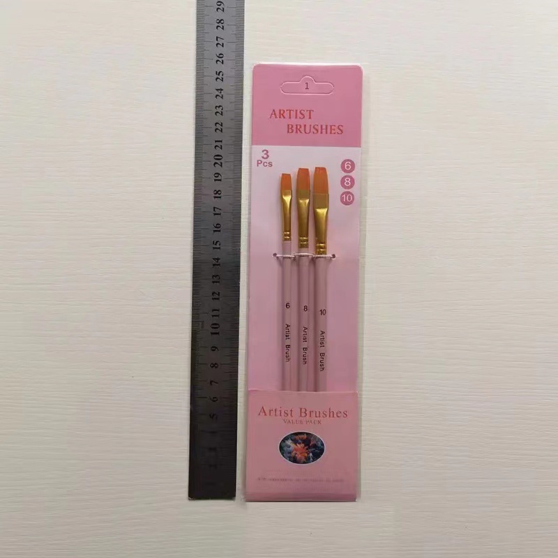 Fabricantes al por mayor diez conjuntos de pinceles de acuarela azul perla con pinceles de nylon con pinceles de lana con pinceles de aceite