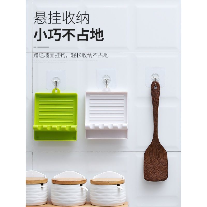 Estante de cocina para soportar estante de cocina para cubrir la olla de cocina para cubrir la olla de plástico para almacenar la pala para el hogar soporte multifuncional