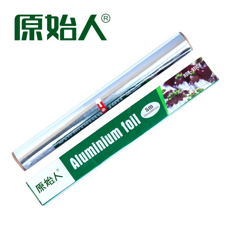 Directly supplied from the manufacturer, 5-meter tin foil, baking paper, aluminum foil, barbecue tin foil, thickened tin foil