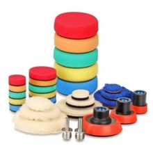 3寸29件套跨境产品聚酯海绵轮羊毛盘抛光盘