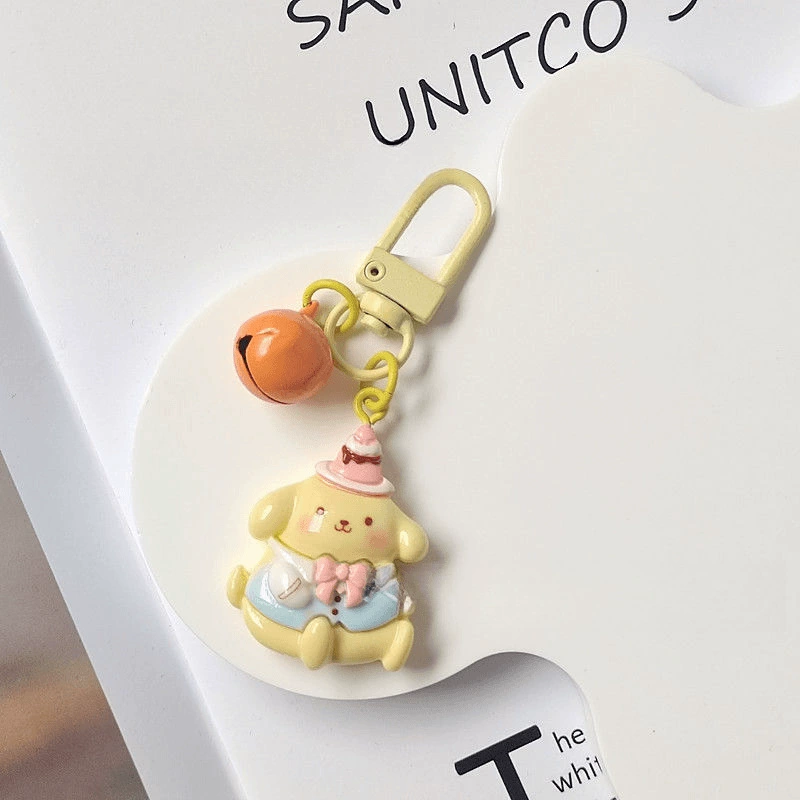 Sanrio, cartoon маленький колокольчик, милый брелок, аксессуар, подвеска, опт