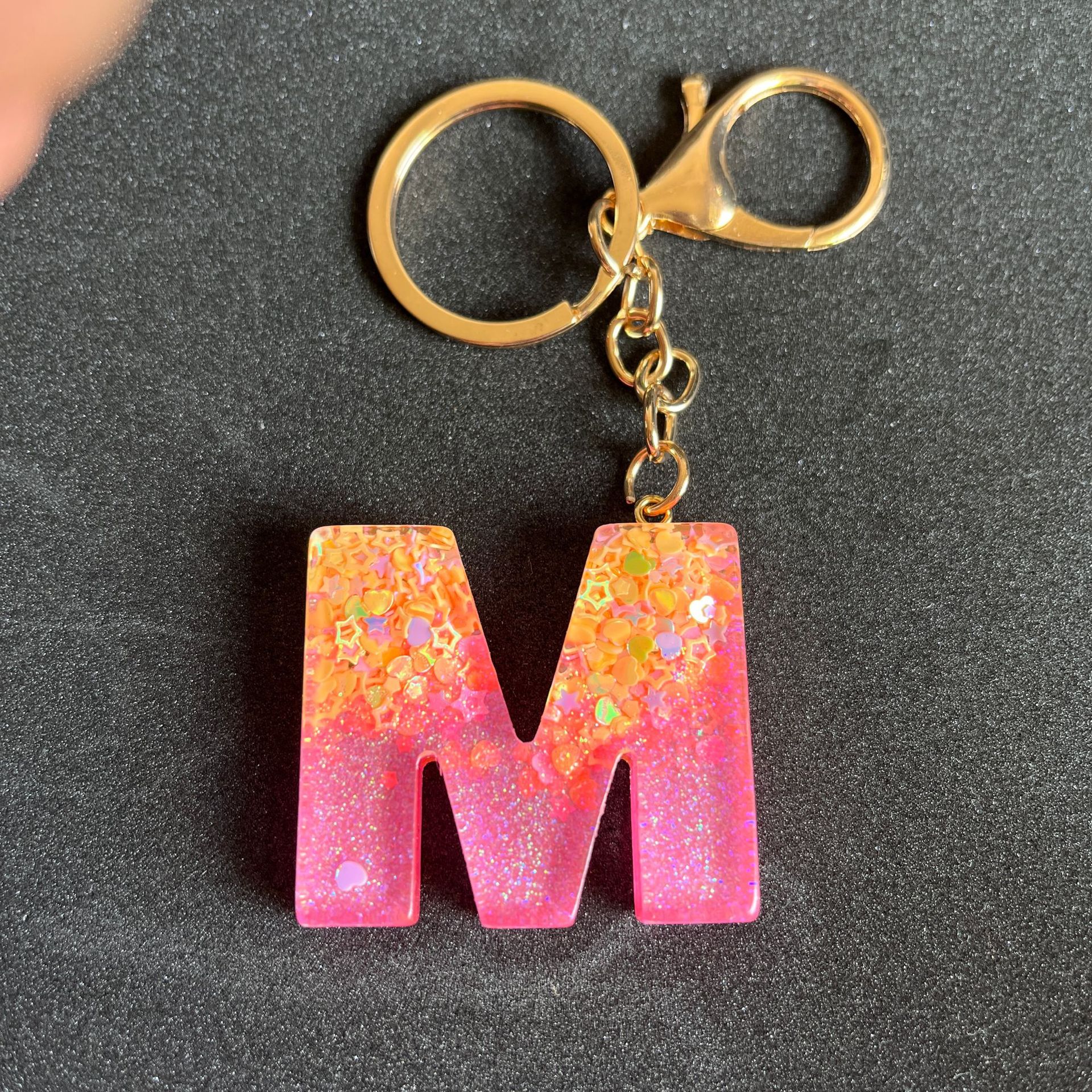 Ig Style Letter Resin Epoxy Keychain display picture 11
