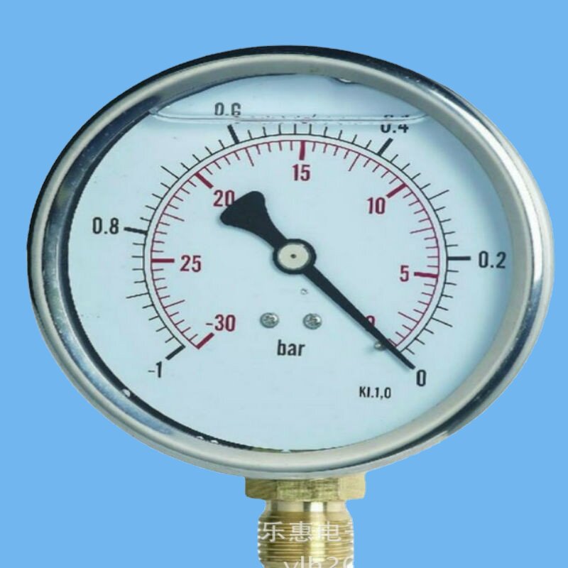 工厂供应 YN60耐震负压力表防锈不锈钢压力表 液压真空表油压力表