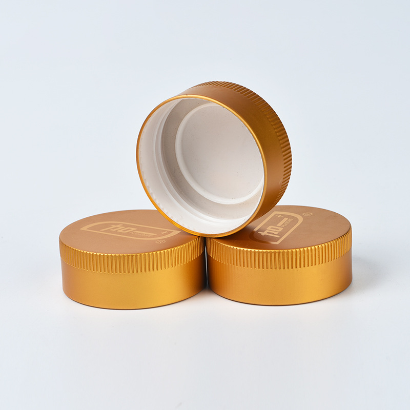 Fabricantes al por mayor cubierta de productos de salud de alúmina cosméticos emulsión cubierta de aluminio eléctrico miel nido de pájaros cubierta de botella de vidrio image 4