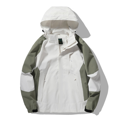 Spring and Autumn Outdoor Sports Thin Jacket Windproof Breathable Couple Style Windbreaker Jacket Casual Mountaineering Jacket Splicing