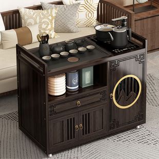 Mobile Tea Table, Small Household Tea Cabinet, Office Coffee Table, Tea Table, Balcony Kettle, Integrated Kung Fu Tea Cart