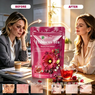 跨境 TK 亚马逊 Hibiscus Tea  三角包茶 工厂直发 teabag茶包