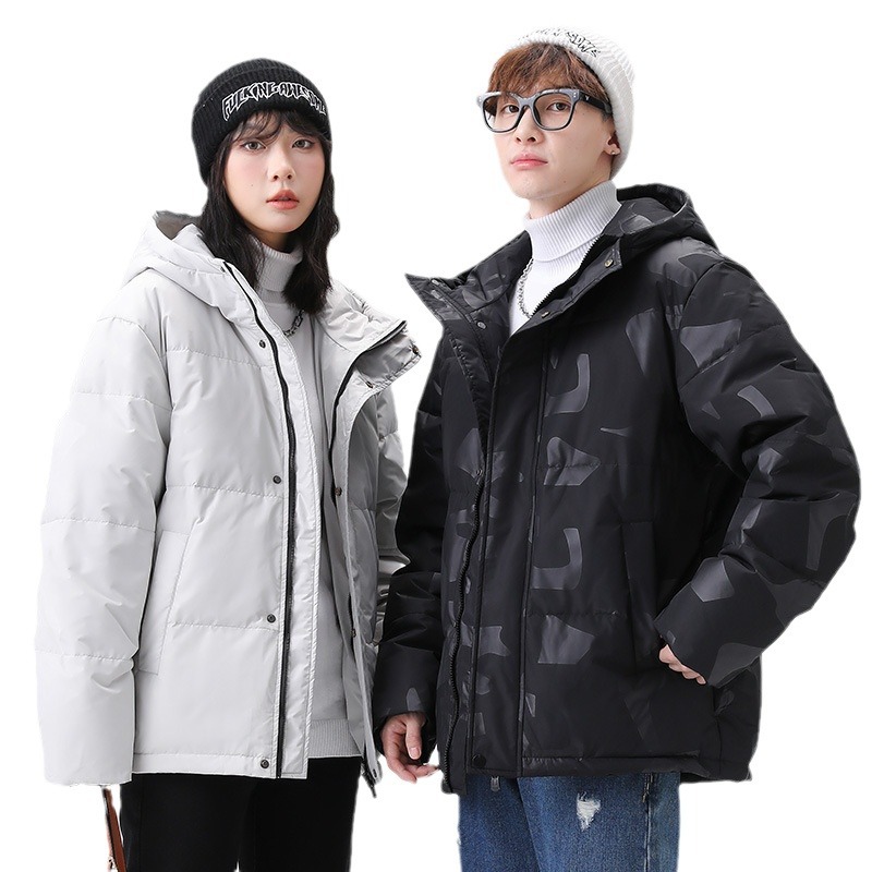 Tendencia de invierno para hombres, nueva chaqueta de algodón grueso y cálida, abrigo para hombres y parejas_voghion.com