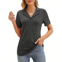 U 29013 V Neck Short Sleeve T Shirt ��ɫV�IT��