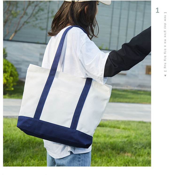 定供外贸帆布袋学生花企业展会广告教育做印制logo棉布袋东莞花都